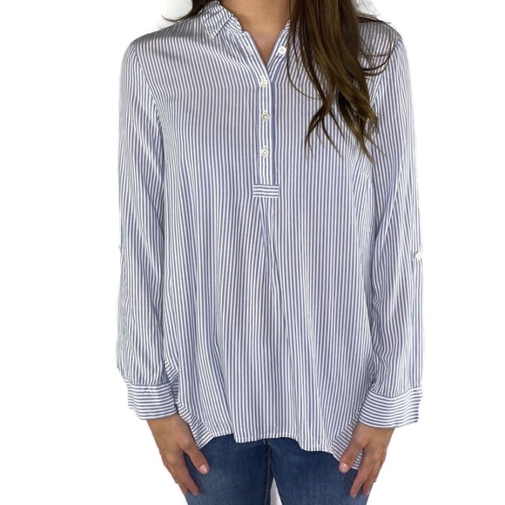 J.Jill Light Weight Button Down Pullove - image 1